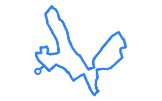 Route shape for Route 14 at Bradford DTC (Heaton)