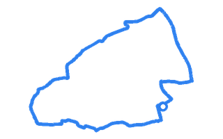 Route shape for Route 1 at Bradford DTC (Manningham)