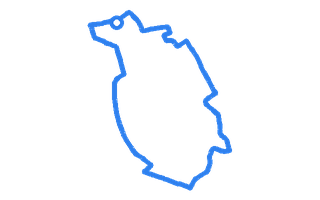 Route shape for Route 3 at Bradford DTC (Manningham)