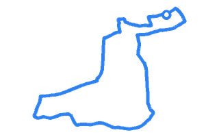 Route shape for Route 4 at Bradford DTC (Manningham)
