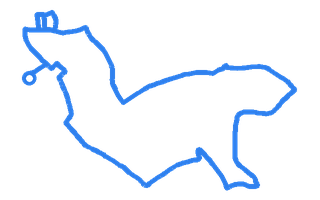 Route shape for Route 7 at Bradford DTC (Manningham)