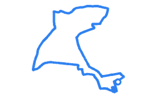 Route shape for Route 10 at Bradford DTC (Manningham)