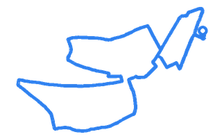 Route shape for Route 6 at Bradford (Thornbury) DTC