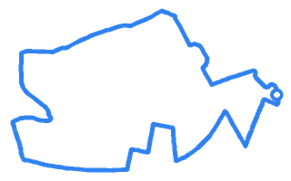 Route shape for Route 8 at Bradford (Thornbury) DTC