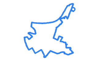 Route shape for Route 10 at Bradford (Thornbury) DTC