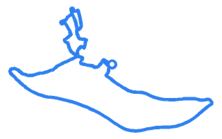 Route shape for Route 3 at Brecon DTC