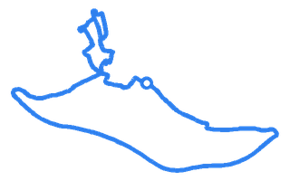 Route shape for Route 6 at Brecon DTC