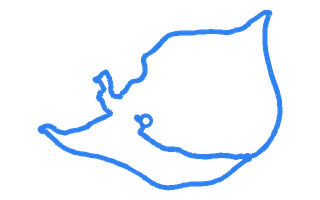 Route shape for Route 7 at Brecon DTC