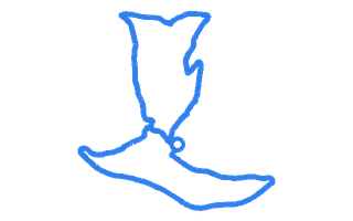 Route shape for Route 13 at Brecon DTC