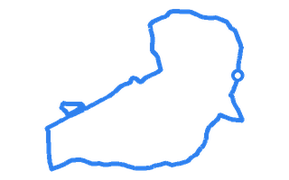 Route shape for Route 2 at Brentwood (London) DTC