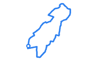 Route shape for Route 3 at Brentwood (London) DTC