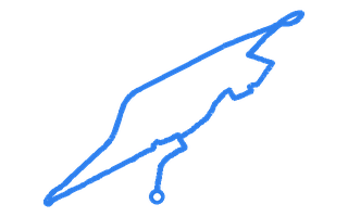 Route shape for Route 4 at Brentwood (London) DTC