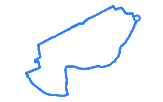 Route shape for Route 5 at Brentwood (London) DTC