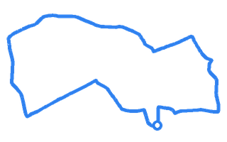 Route shape for Route 8 at Brentwood (London) DTC