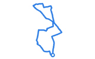 Route shape for Route 13 (NEW) at Brentwood (London) DTC