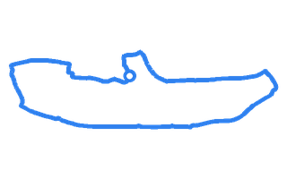 Route shape for Route 3 at Bridgend DTC