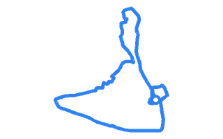 Route shape for Route 4 at Bridgend DTC