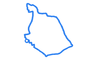 Route shape for Route 10 at Bridgend DTC
