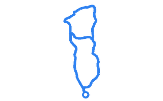 Route shape for Route 11 at Bridgend DTC