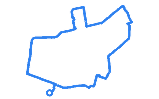 Route shape for Route 3 at Bridlington DTC