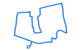 Route shape for Route 4 at Bridlington DTC