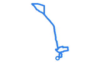 Route shape for Route 10 at Bridlington DTC