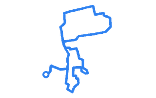 Route shape for Route 11 at Bridlington DTC