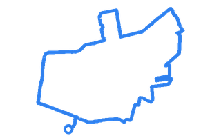 Route shape for Route 12 at Bridlington DTC