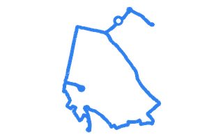 Route shape for Route 12 at Bristol (Avonmouth) DTC
