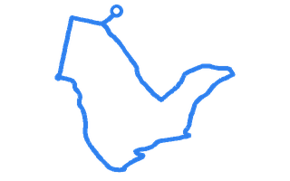 Route shape for Route 14 at Bristol (Avonmouth) DTC