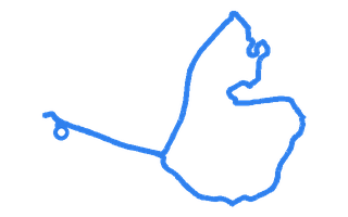 Route shape for Route 5 at Bristol (Brislington) DTC