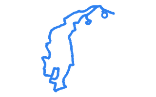 Route shape for Route 10 at Bristol (Brislington) DTC