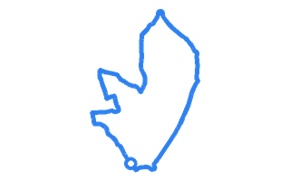 Route shape for Route 1 (NEW) at Bristol (Kingswood) DTC