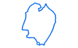Route shape for Route 5 at Bristol (Kingswood) DTC