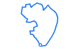 Route shape for Route 7 at Bristol (Kingswood) DTC