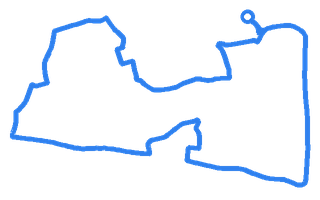Route shape for Route 8 at Bristol (Kingswood) DTC