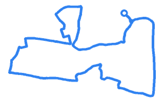 Route shape for Route 9 at Bristol (Kingswood) DTC