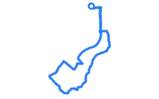 Route shape for Route 12 at Bristol (Kingswood) DTC