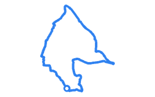 Route shape for Route 13 at Bristol (Kingswood) DTC