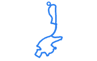 Route shape for Route 16 (NEW) at Bristol (Kingswood) DTC