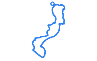 Route shape for Route 18 (NEW) at Bristol (Kingswood) DTC