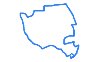 Route shape for Route 9 at Bromley DTC