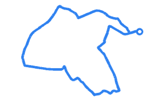 Route shape for Route 14 (NEW) at Bromley DTC