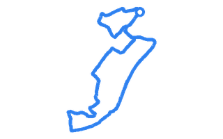 Route shape for Route 1 at Bromsgrove DTC