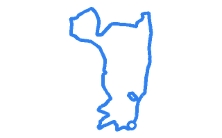 Route shape for Route 7 at Bromsgrove DTC
