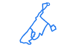 Route shape for Route 9 at Bromsgrove DTC