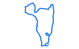 Route shape for Route 11 at Bromsgrove DTC