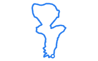 Route shape for Route 13 at Bromsgrove DTC