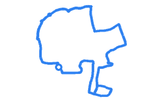 Route shape for Route 7 at Burgess Hill DTC