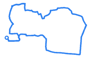 Route shape for Route 8 at Burgess Hill DTC